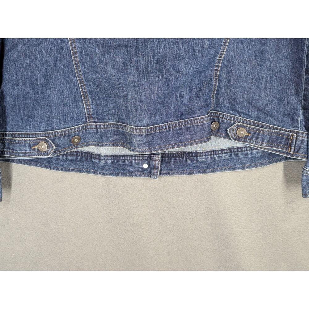 Style & Co. Denim Jean Jacket Womens 20W Adjustable Waist Pockets - Picture 7 of 8